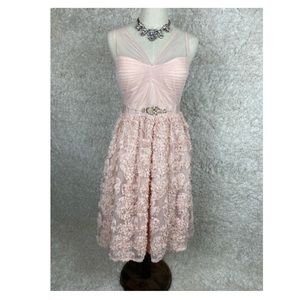 Adrianna papell pink dress size 4
